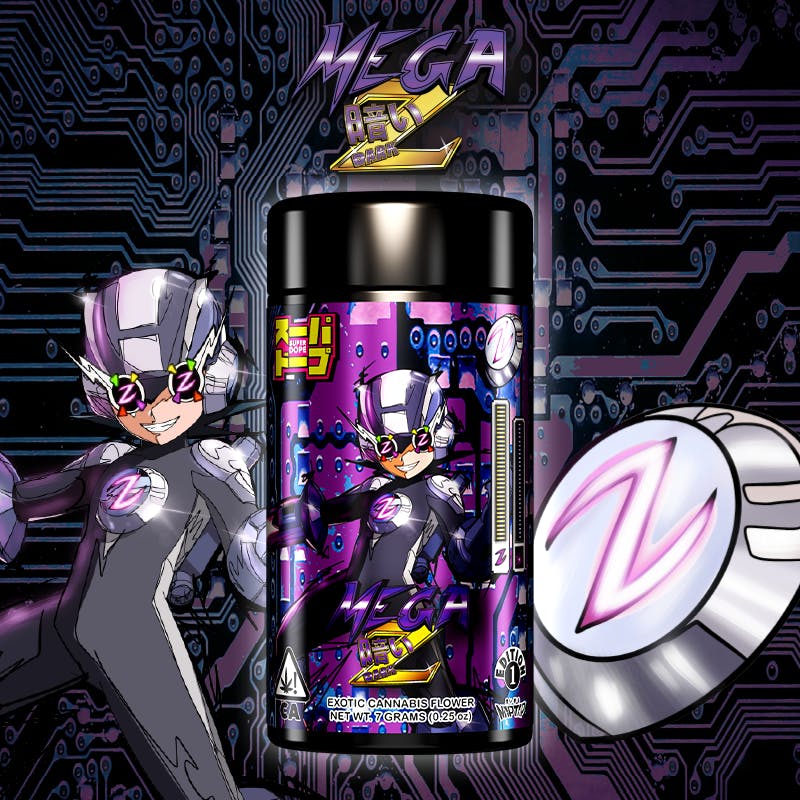 商品画像：PACKAGE: SUPER DOPE - MEGA Z/DARK (HYBRID) DESIGNER FLOWER 3