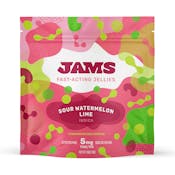 JAMS - Sour Watermelon Lime - Fast acting Jellies (5mg) - 100mg - Edible