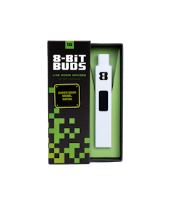 8 BIT BUDS - SUPER SOUR DIESEL - Live Rosin Infused AIO (Sativa)