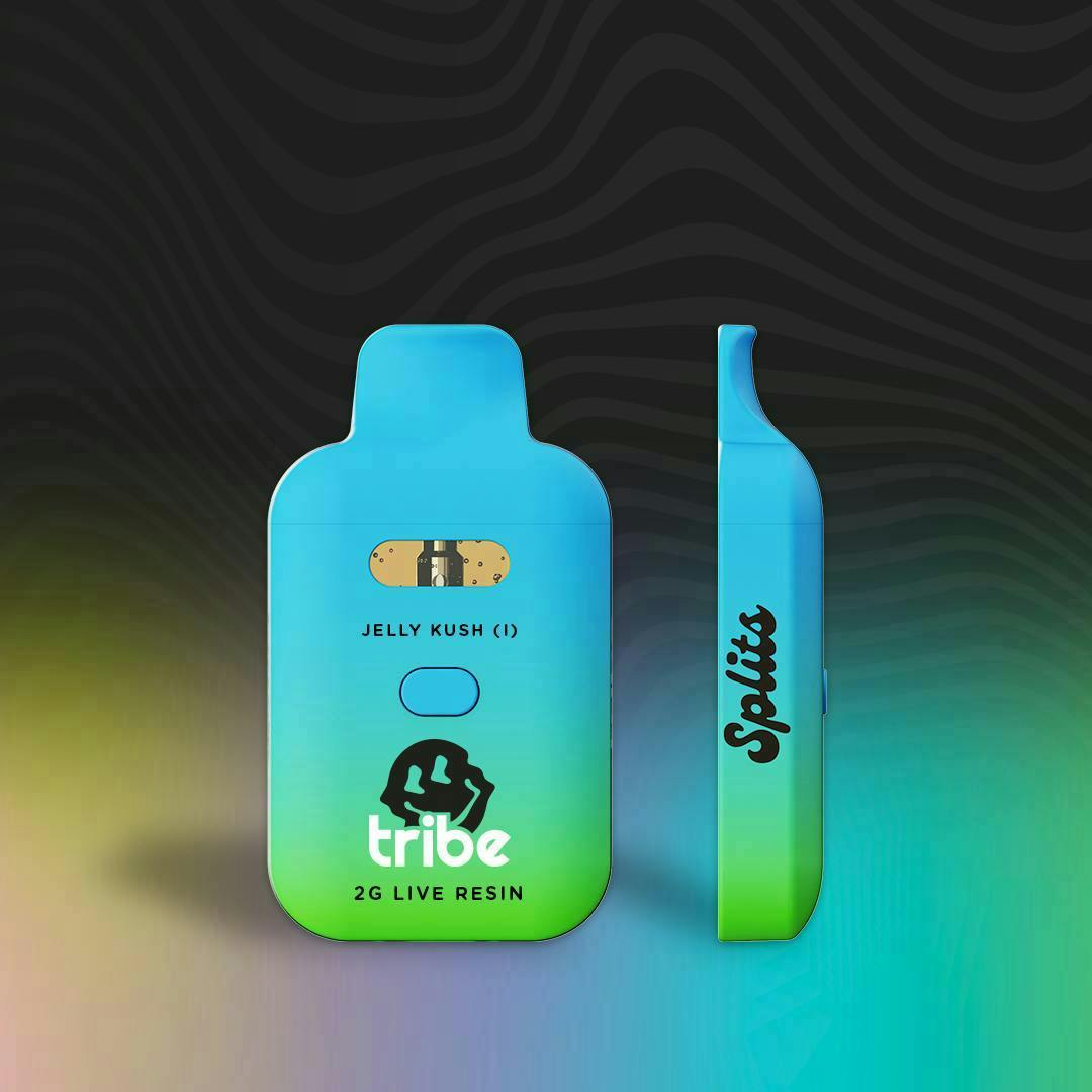 DRT タイニークラッシュLO TRIBE WEED Jelly Kush - Indica - Live Diamonds - Disposable Tank - 2g