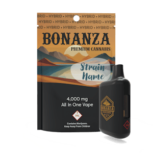 Bonanza Cannabis Company - 4G Disposable Vape WHITE WIDOW | BONANZA