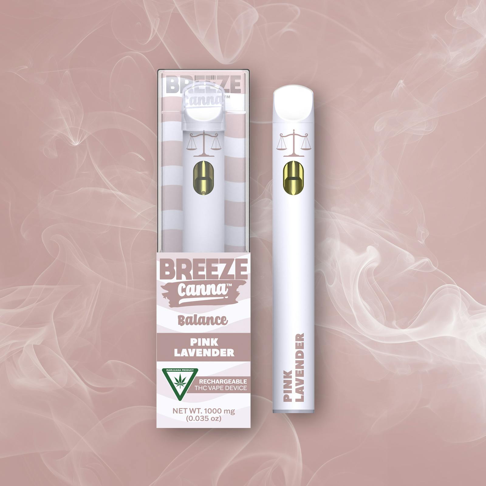 Pink Lavender - Balance 1g PLUS Vape Device — BREEZE Canna