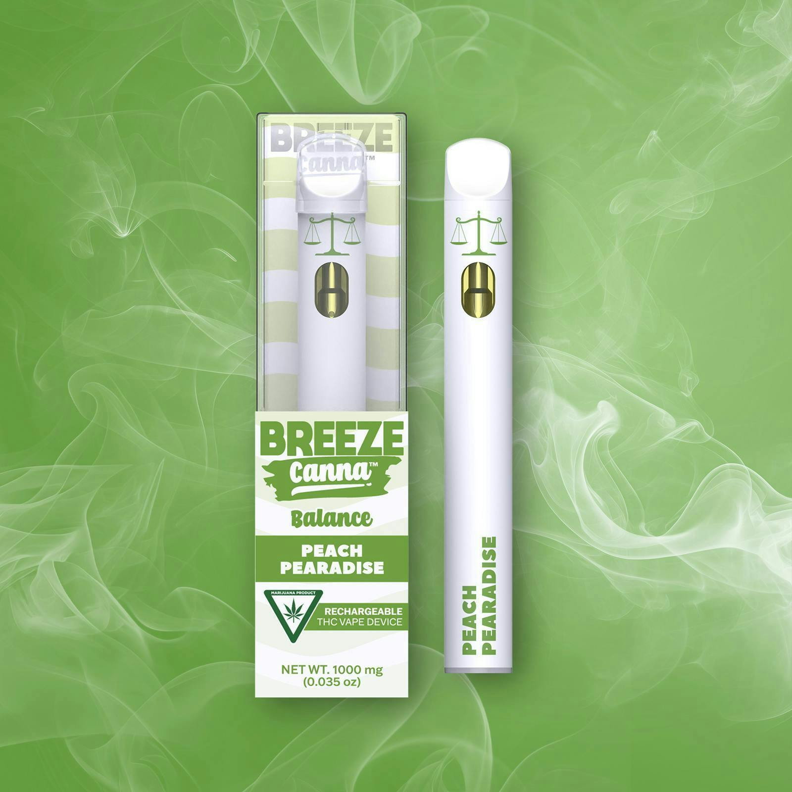 BREEZE Canna | Peach Pearadise | Balance PLUS Disposable | 1g - Breeze Canna