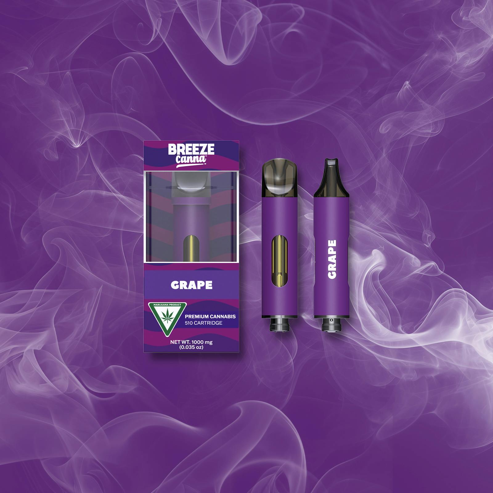 BREEZE Canna | Grape | Classic Cartridge | 1g