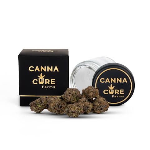 Canna Cure Farms LLC - Blue Zushi -Hybrid- (Flower) 3.5g  |   JarCanna Cure Farms    -u8