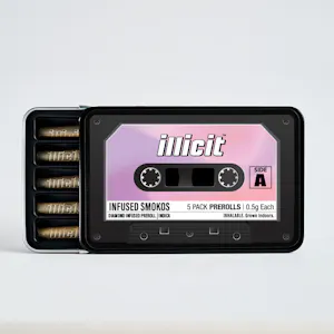 ILLICIT - Diamond Infused 0.5g/5pk Indica Smokos