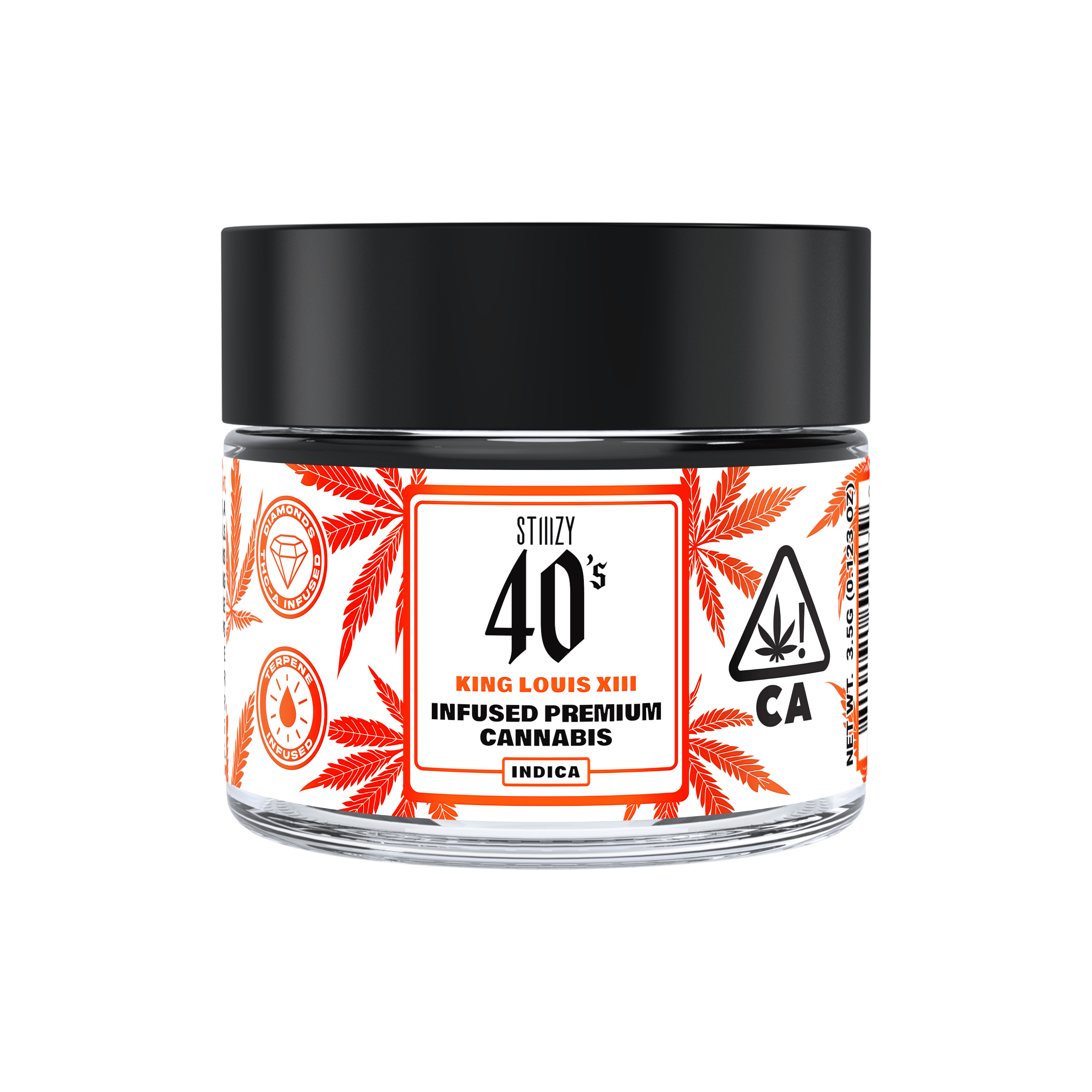 KING LOUIS XIII - 3.5G 40's Infused Flower Jar - STIIIZY
