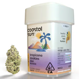 COASTAL SUN - Coastal Sun Tropicana Cookies Sungrown Flower 7g
