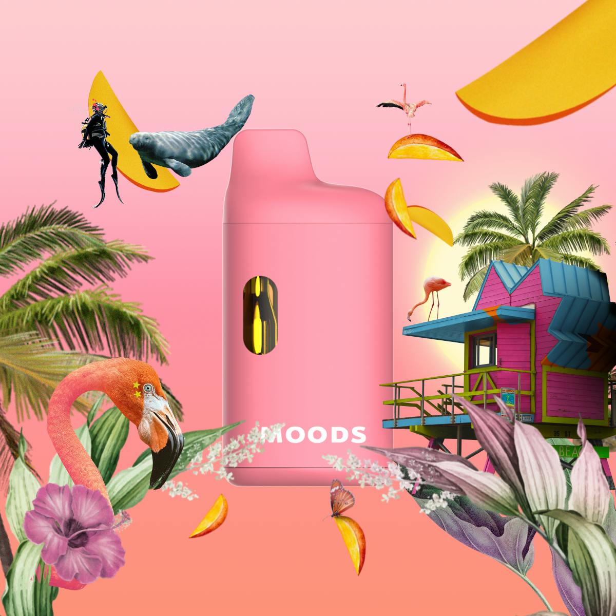 Miami Vibes - MOODS Mini AIO 1g - MOODS Cannabis Miami Vibes - MOODS Mini AIO 1g - MOODS Cannabis