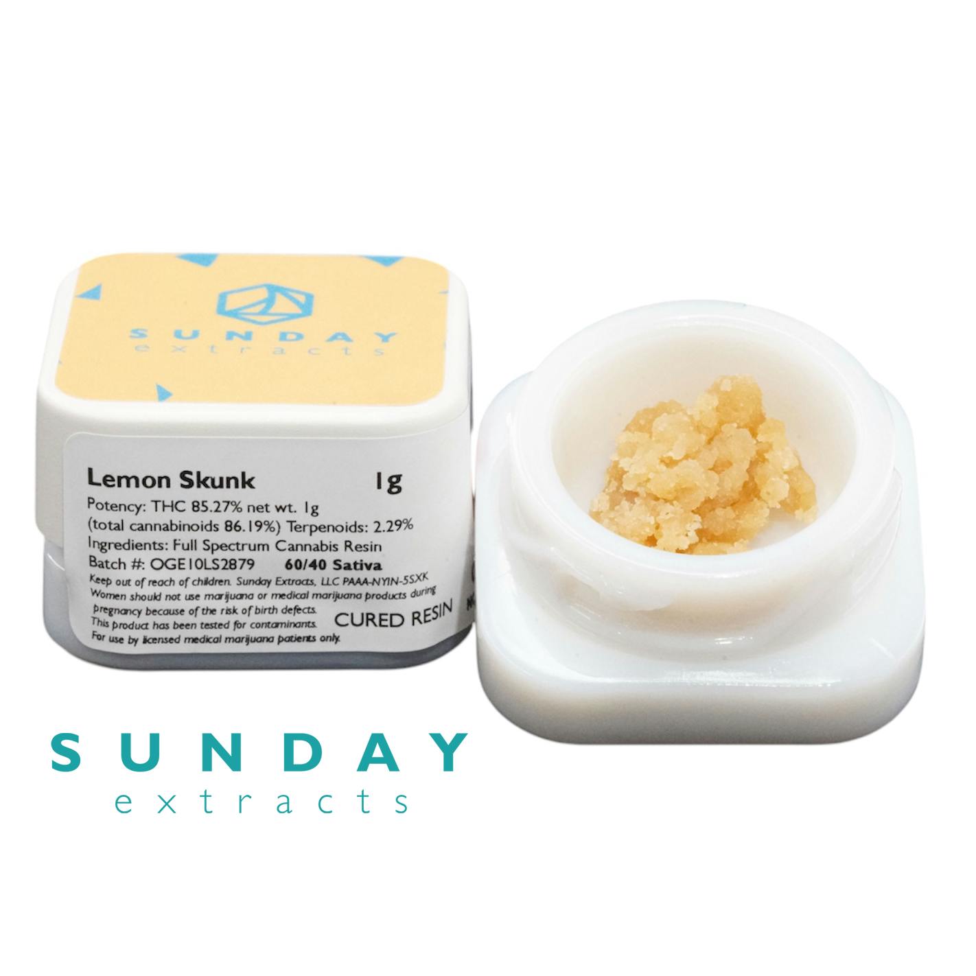 1g Concentrate Lemon Skunk - Sunday Extracts