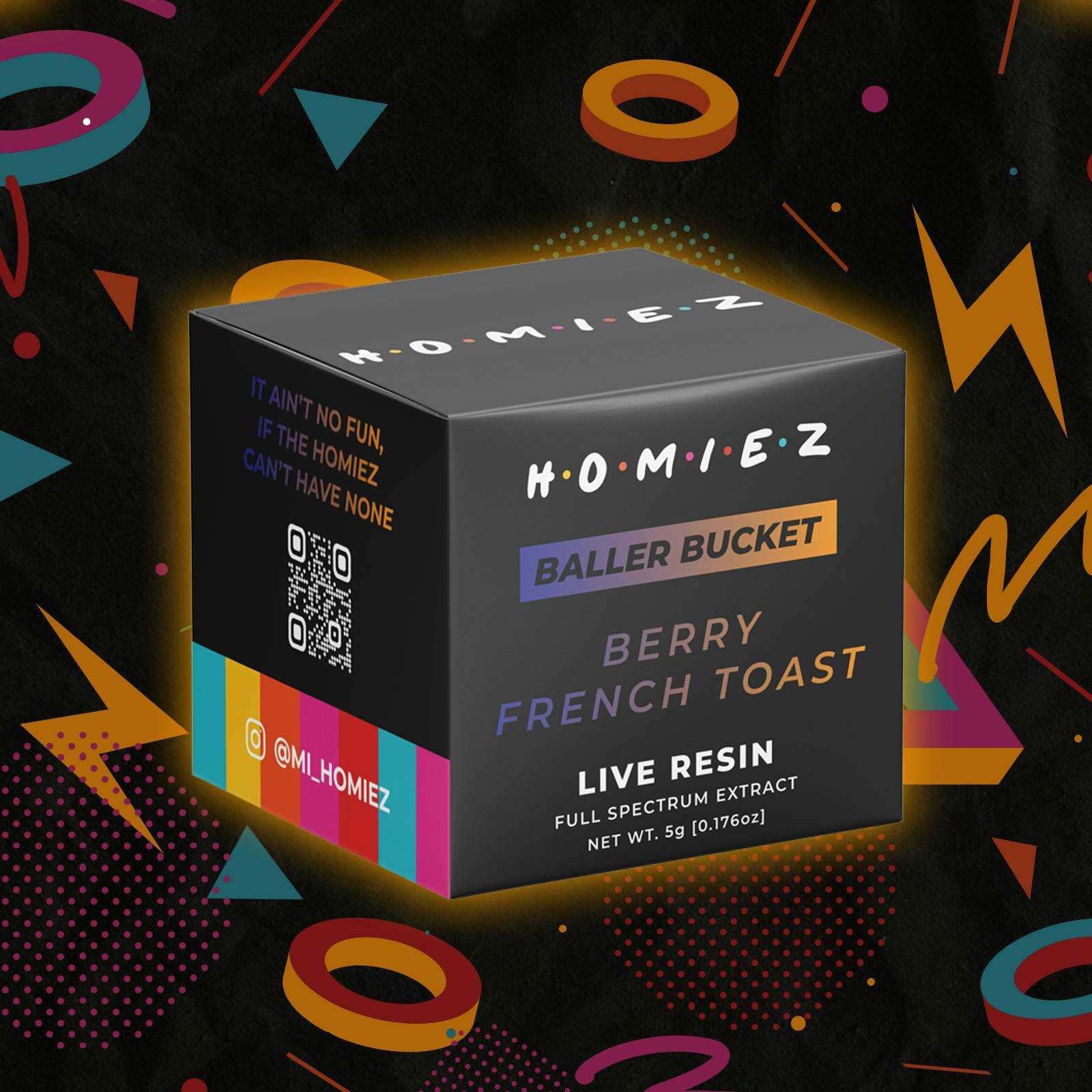 HOMIEZ | 5g Live Resin Baller Bucket | Berry French Toast - HOMIEZ