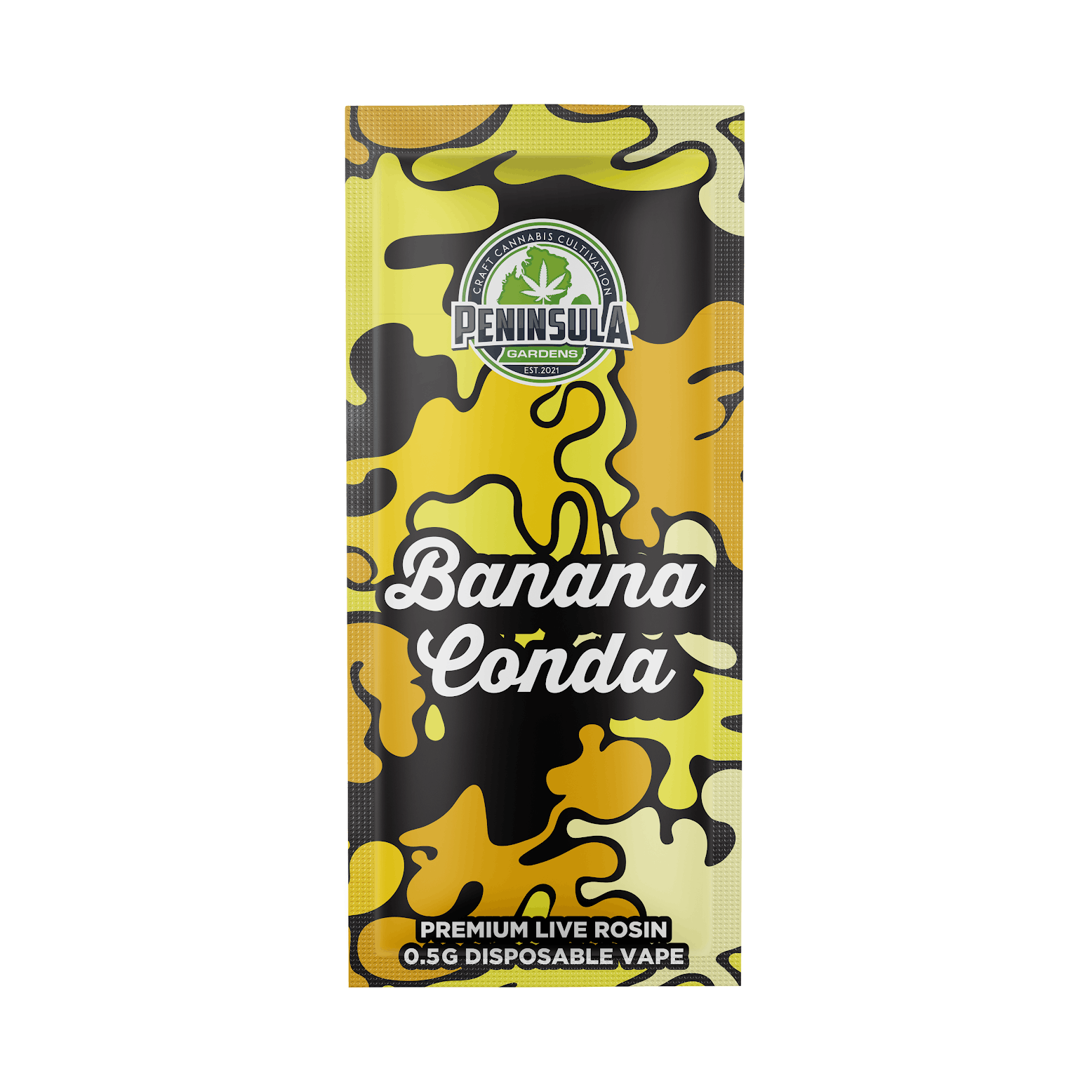 Peninsula Gardens | Banana Conda | Live Rosin Disposable | .5g