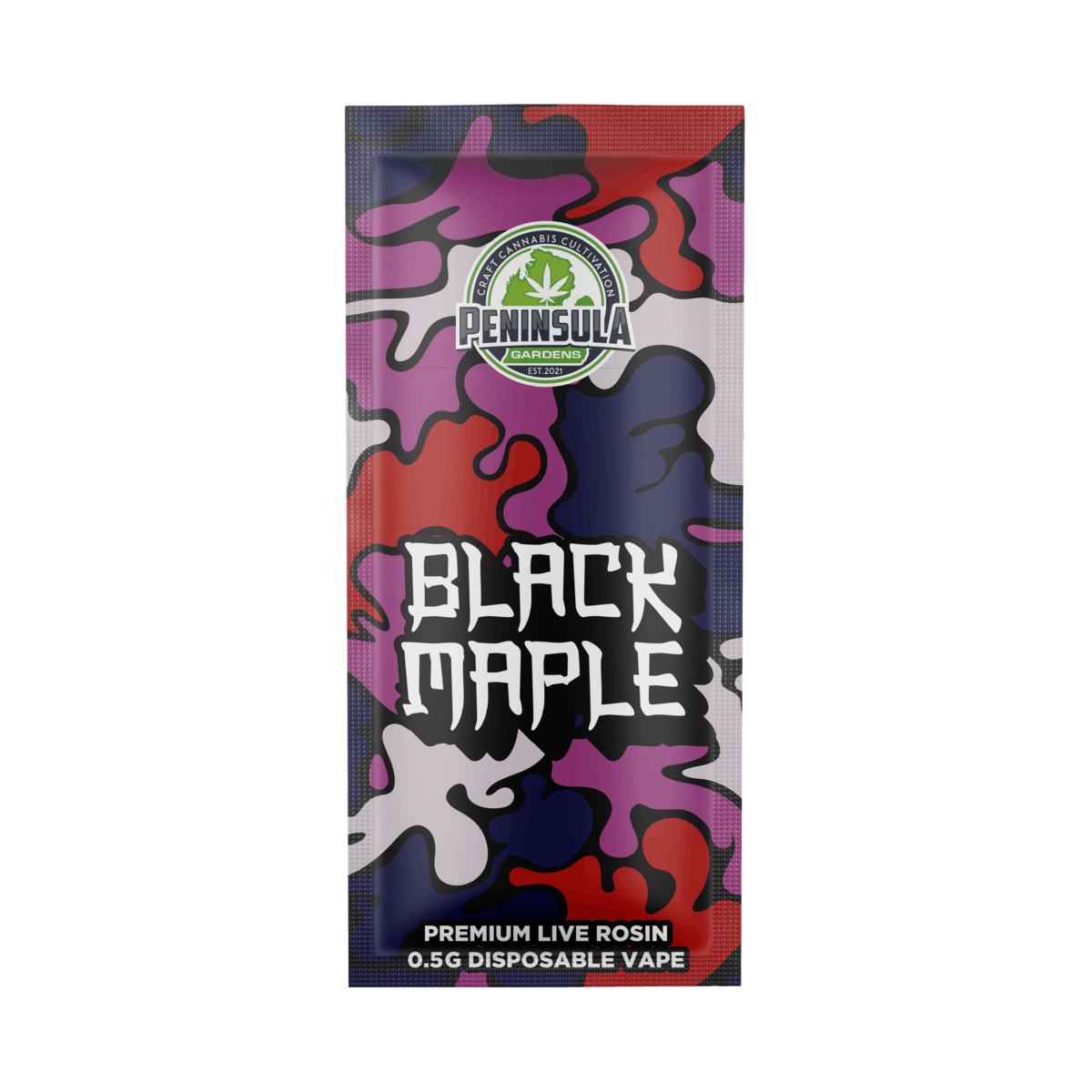 maple disposable vape Peninsula Gardens | Black Maple | Live Rosin Disposable | .5g