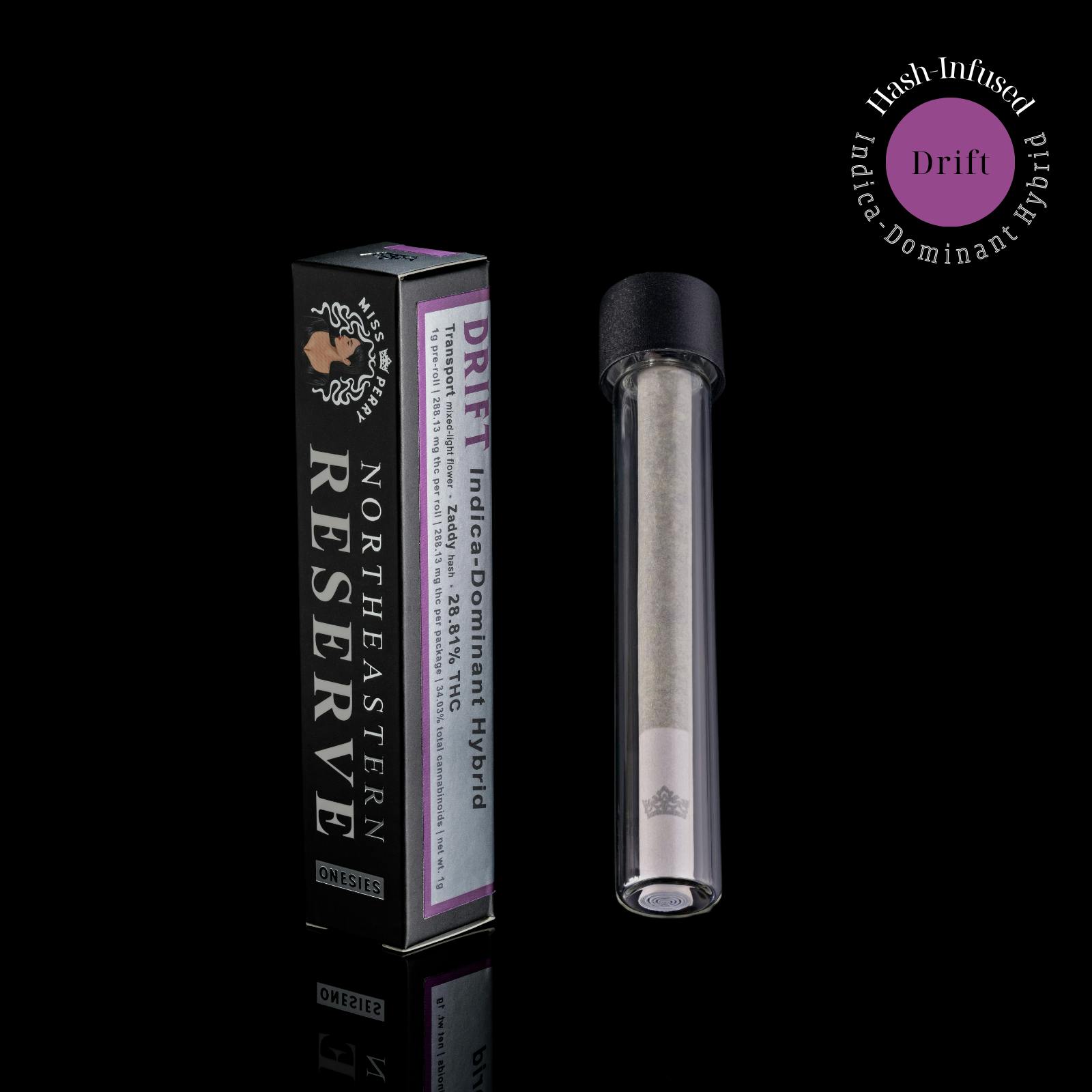Transport X Zaddy | Hash Infused Pre-Roll | 1G - Miss Perry