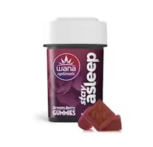 Wana Edibles - Wana | Edibles | Optimals Stay Asleep Gummies | 100mg 10