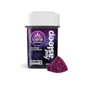 Wana | Edibles | Optimals Fast Asleep Gummies | 100mg 10