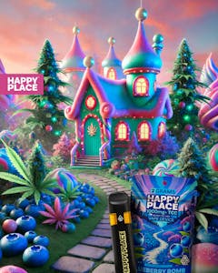 Happy Place - Happy Place Blueberry Bomb - 2 Gram - ALL-IN-ONE