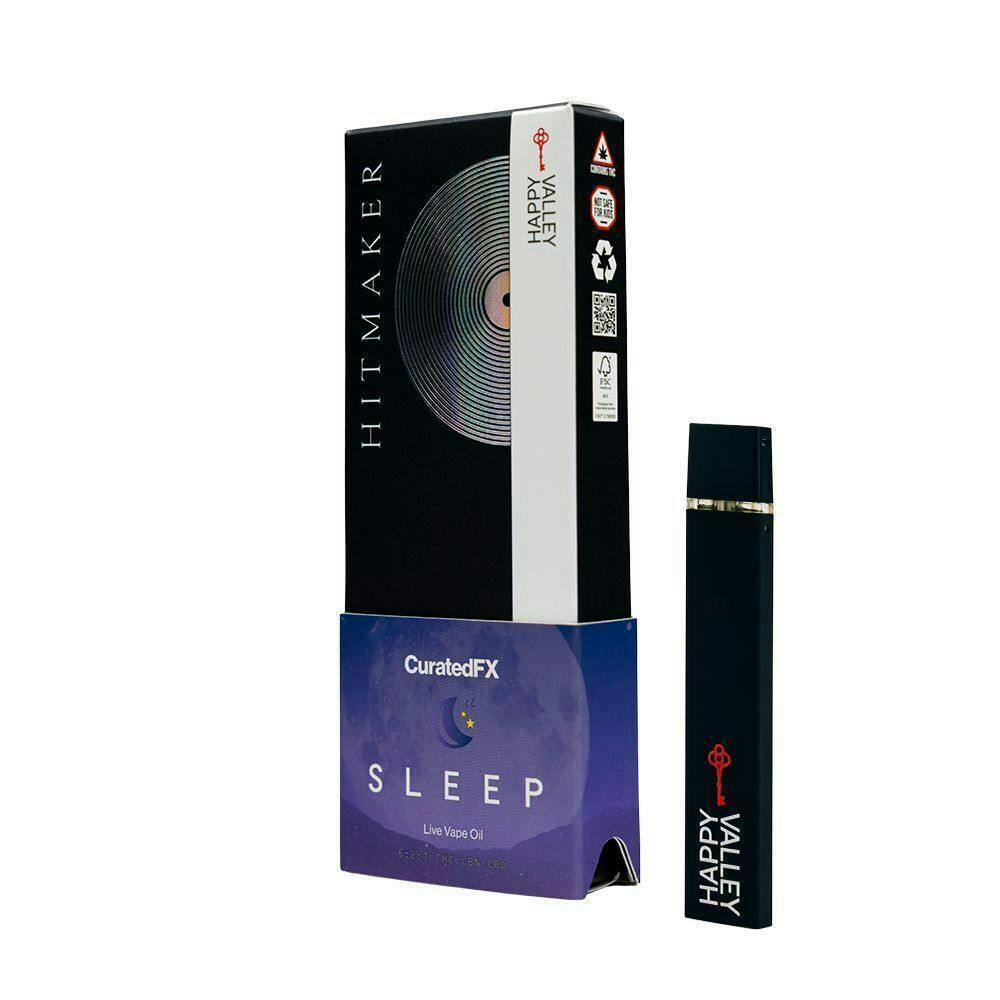 CuratedFx - SLEEP | Hitmaker Vape Disposable .5g