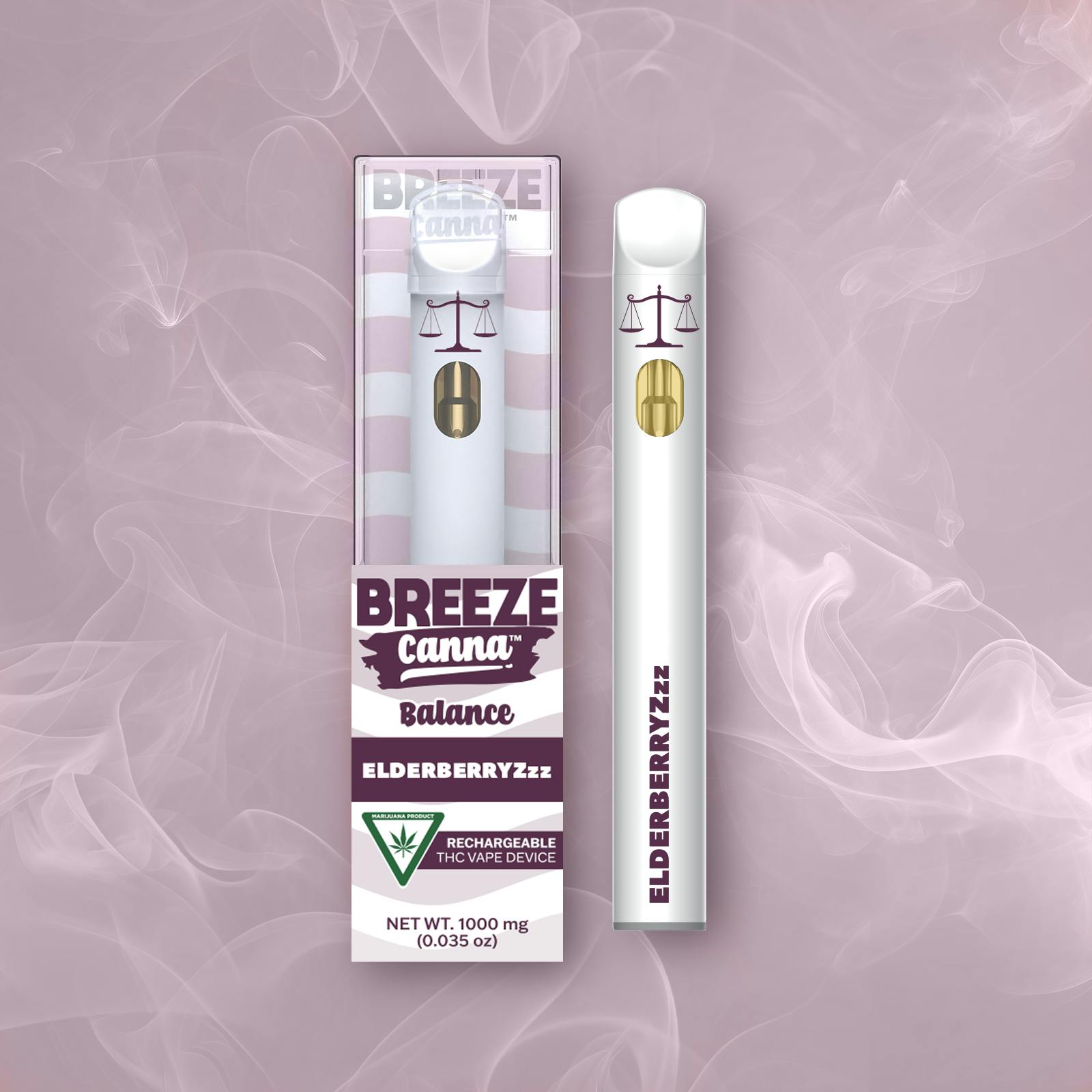 BREEZE Canna | Elderberryzzz | Balance PLUS Disposable | 1g