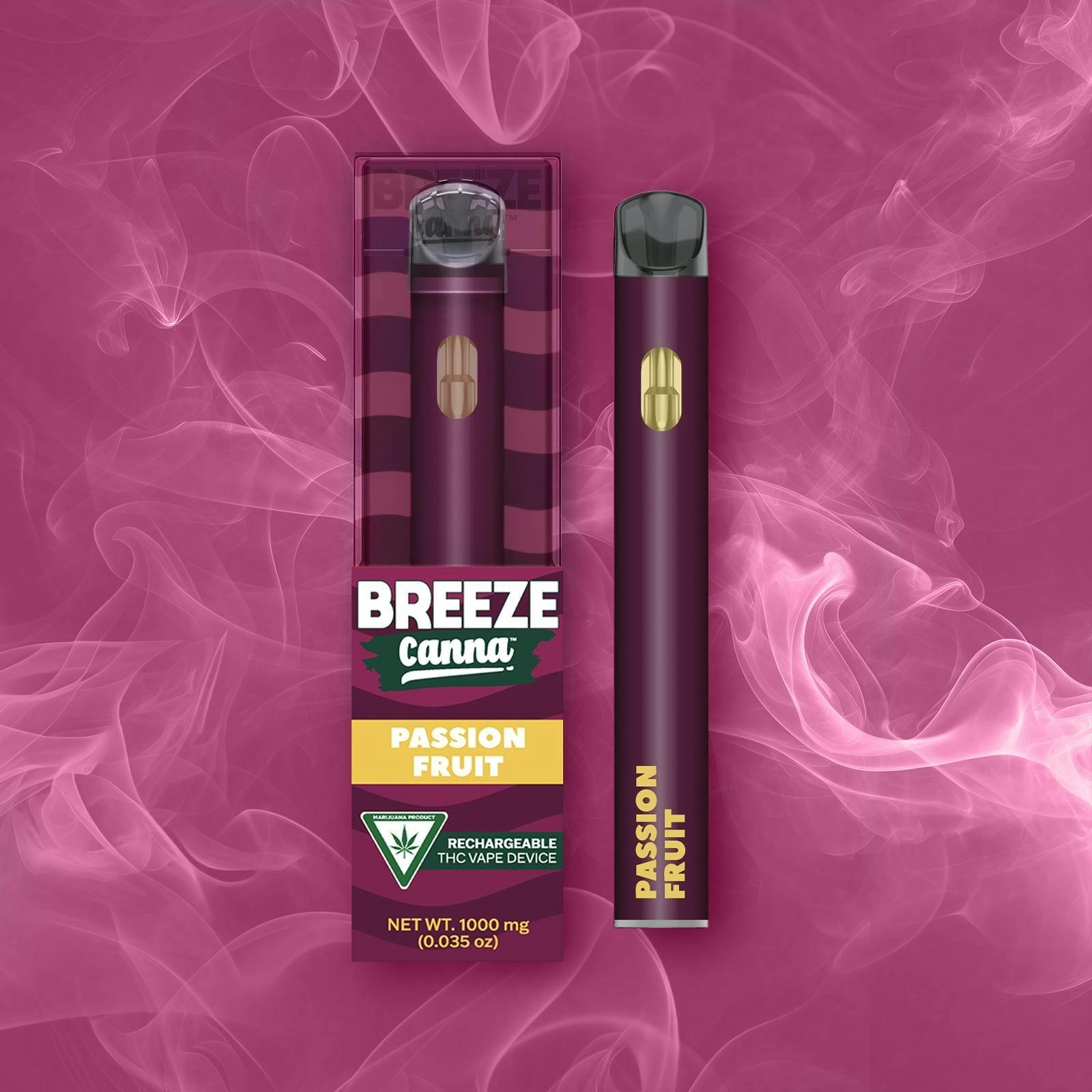BREEZE Canna | Passion Fruit | Classic PLUS Disposable | 1g - Breeze Canna
