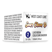 Sour Chem D - 1g Live Rosin Cold Cure Badder - Tier 2 (West Coast Cure)
