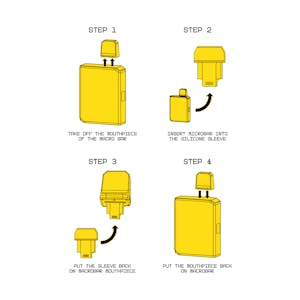 MICRO BAR - Golden Dragon Fruit | 1g | AIO | Micro Bar