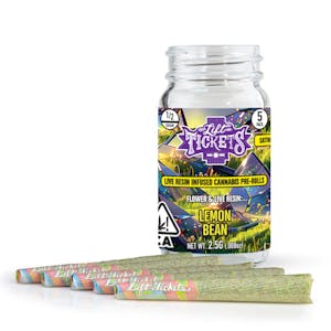 LIFT TICKETS - Lift Tickets 5pk Prerolls - Lemon Bean 29%