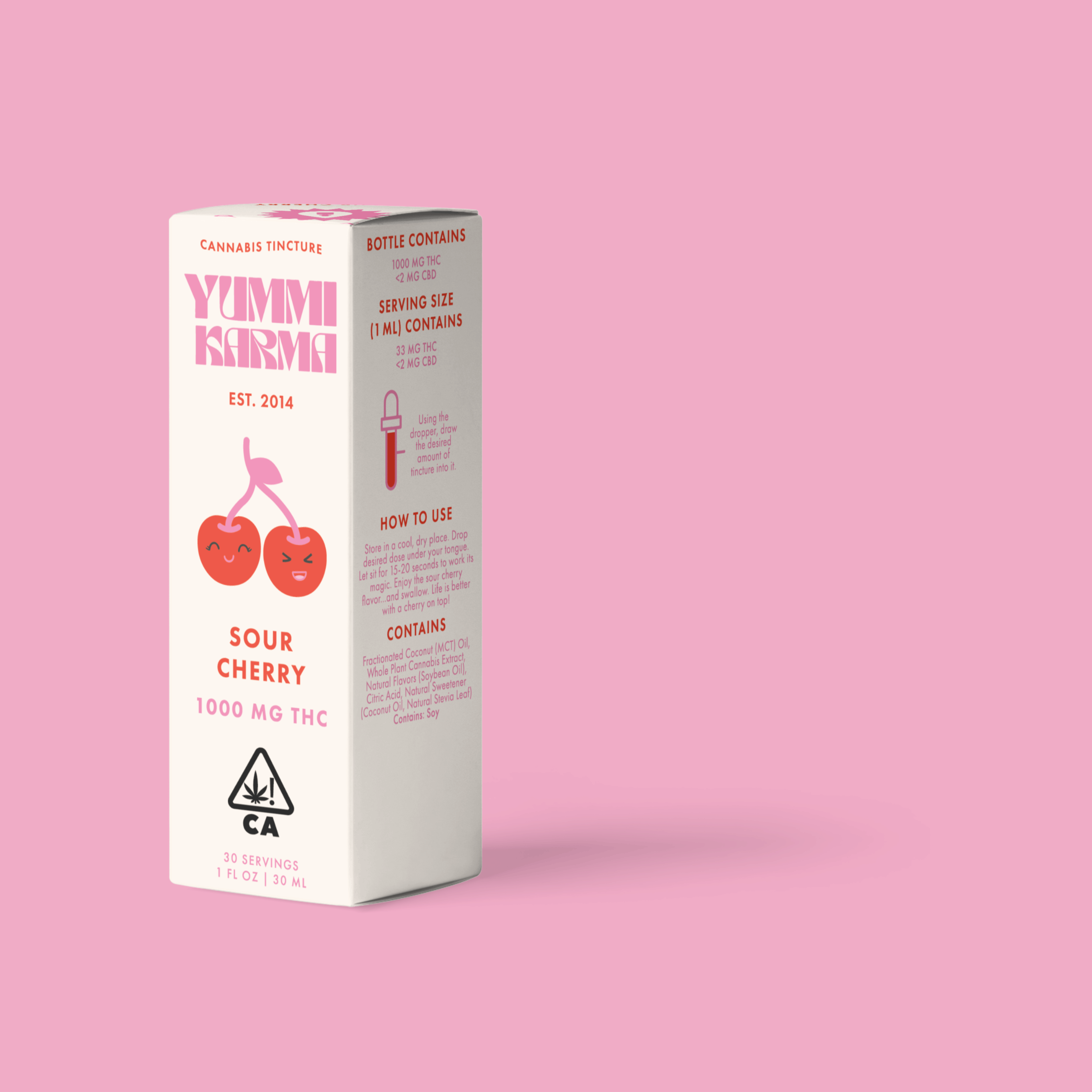 Yummi Karma Drops - Sour Cherry 1000mg THC - Yummi Karma