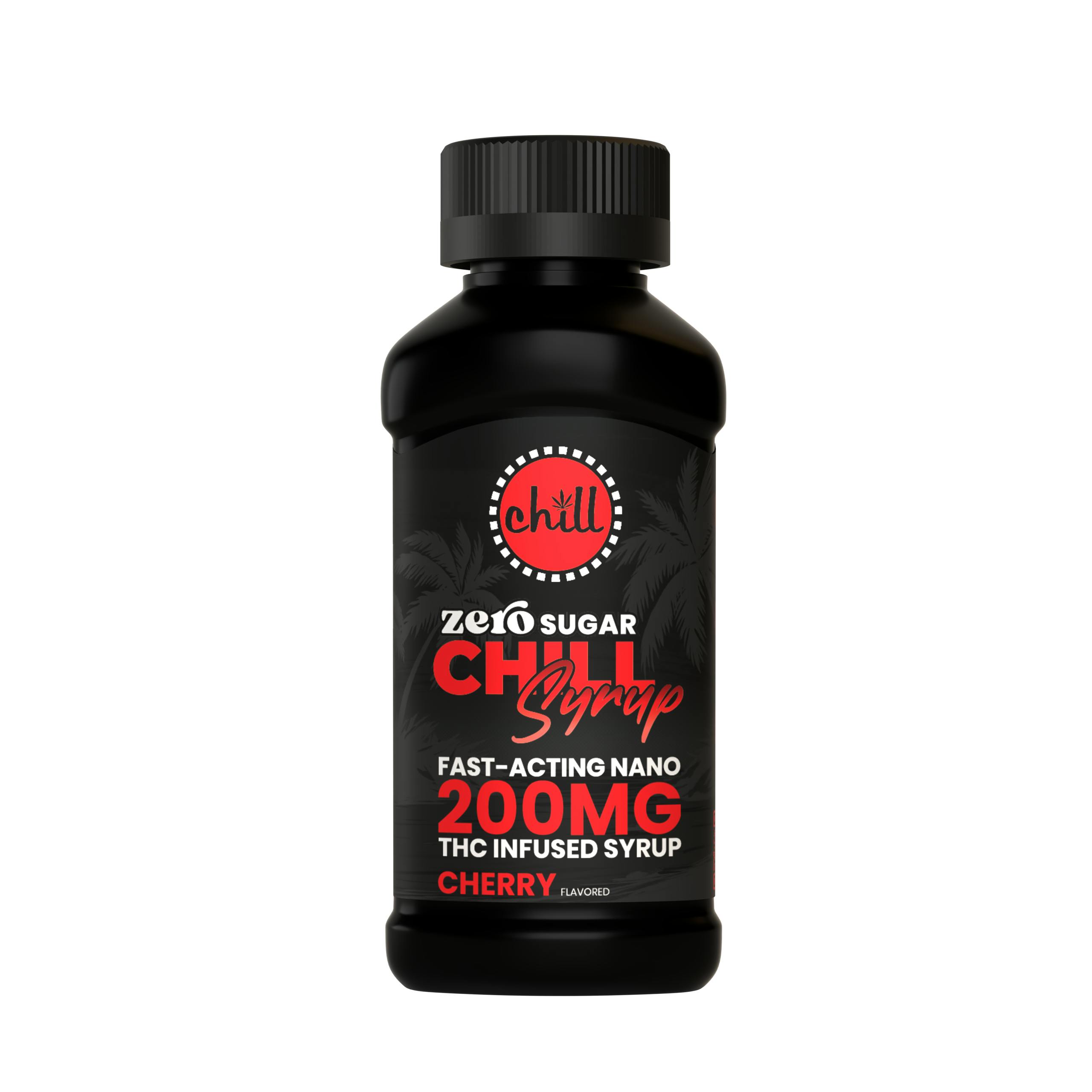 Cherry | ZERO Sugar 200mg THC Syrup | Chill Medicated | REC
