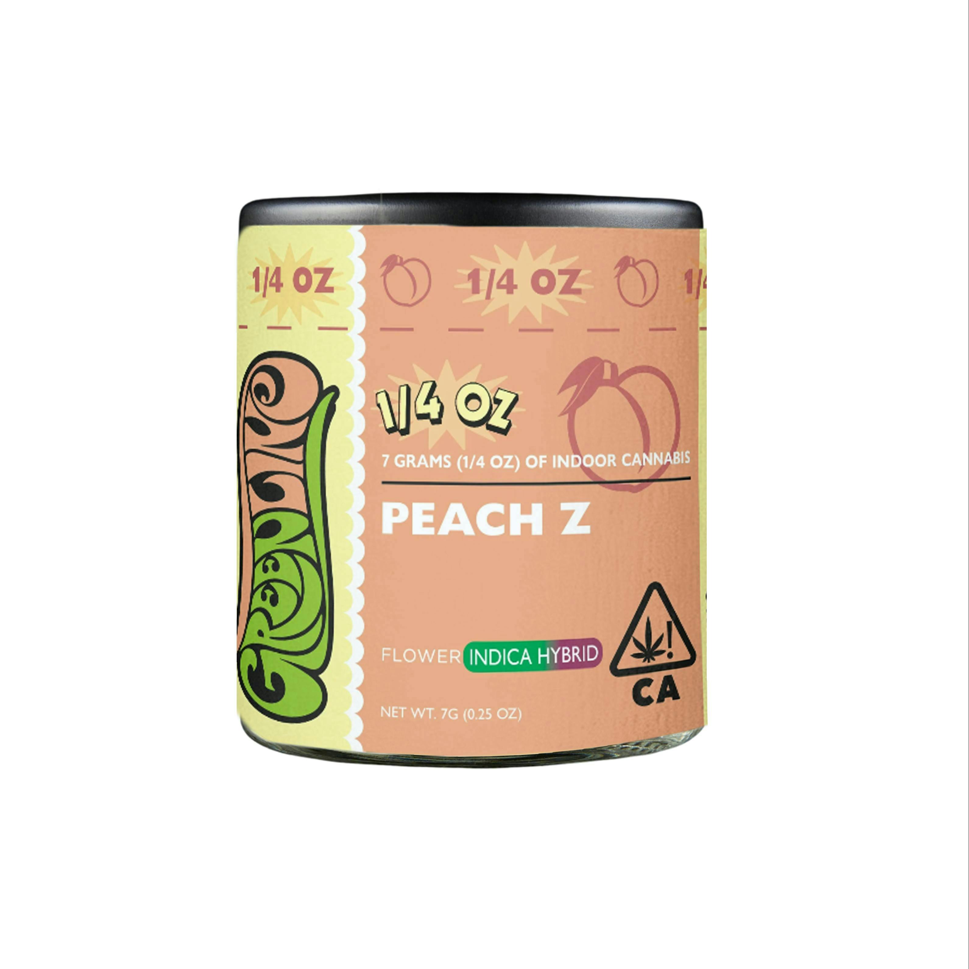 Peach Z - 1/4 oz - Indoor - Indica Hybrid - 7g - Greenline