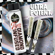 CLAYBOURNE - Infused Prerolls - Cherry Hearts - Frosted Flyers - 2PK - 1G