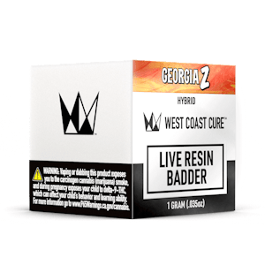 WEST COAST CURE - West Coast Cure - Georgia Z - Live Resin Badder - 1g - (Hybrid)