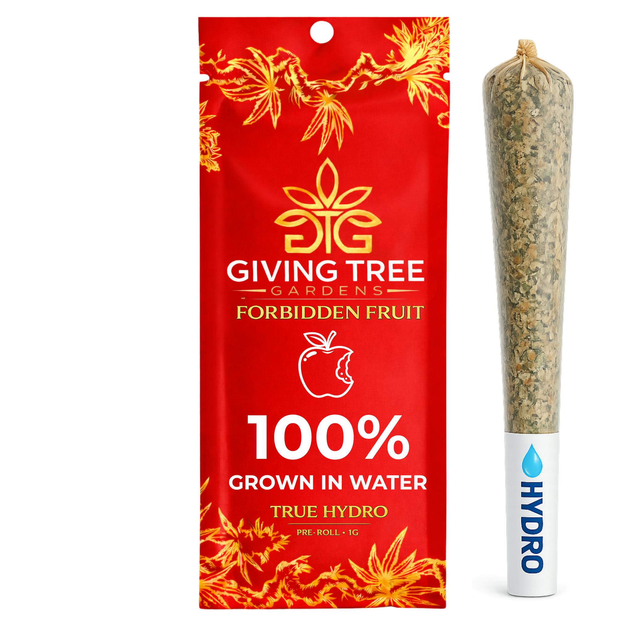 Forbidden Fruit – 1G Pre-Roll | 100% WATER GROWN • TRUE HYDRO