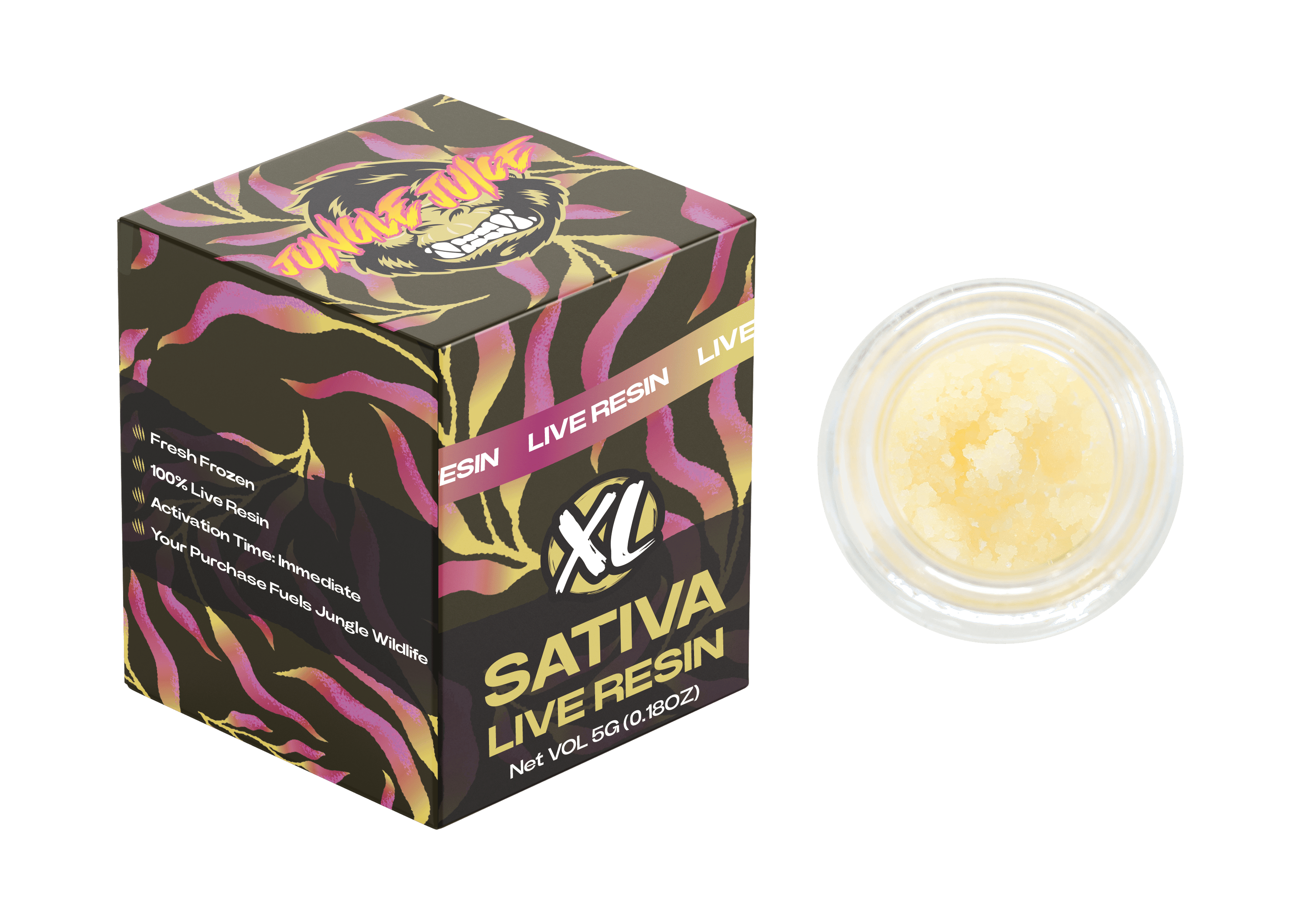 5g Live Resin Concentrates - Sativa - Jungle Juice