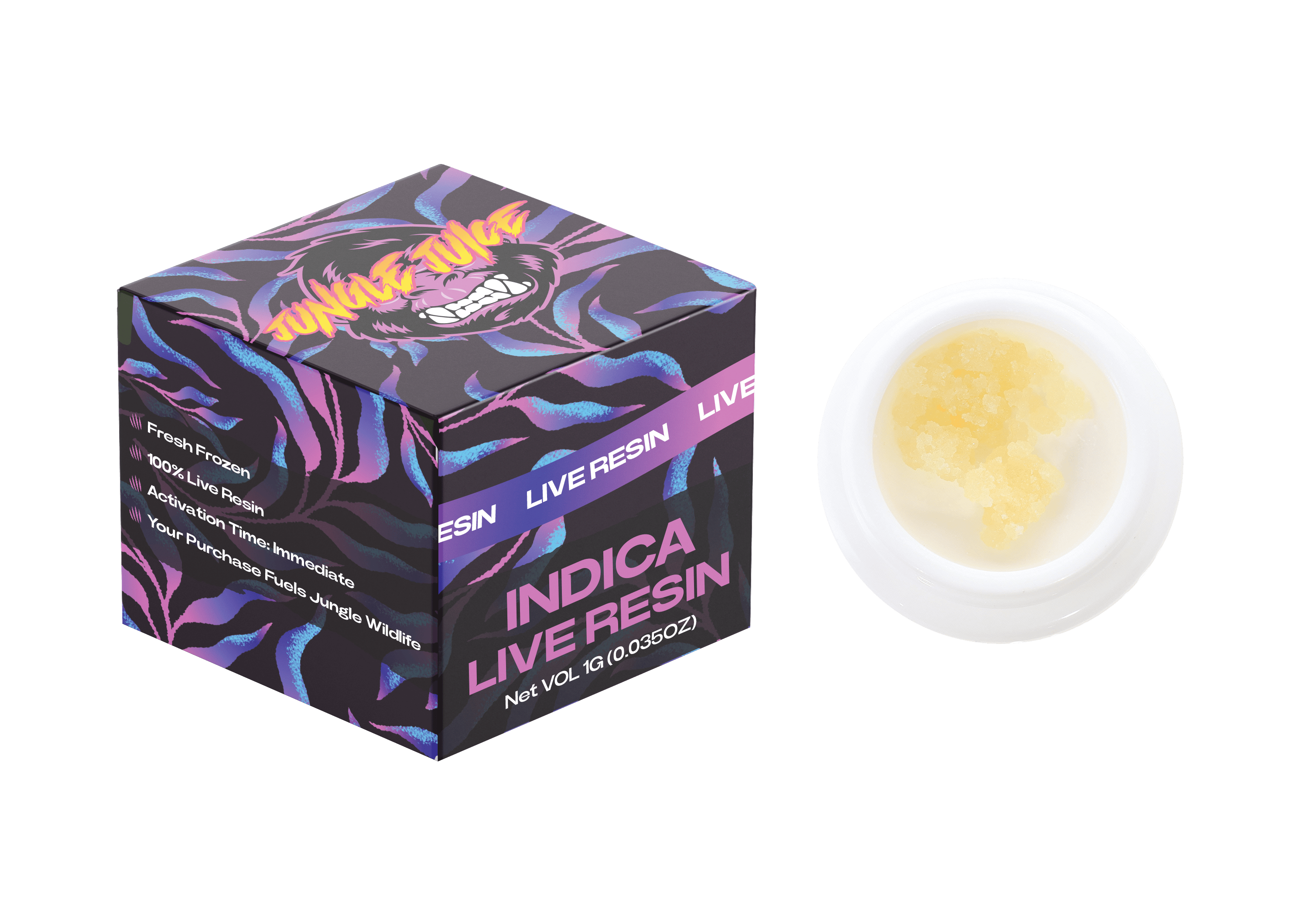 Jungle Juice | Indica | Live Resin | Solvent | 1g - Jungle Juice