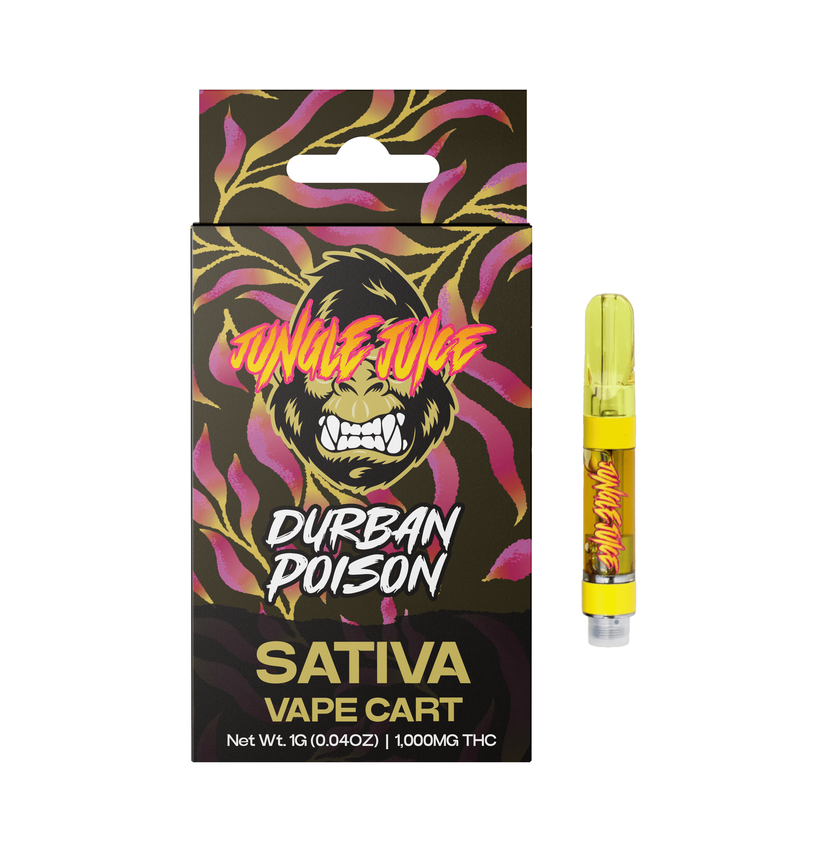 Jungle Juice - Durban Poison - 1g Cart - Jungle Juice