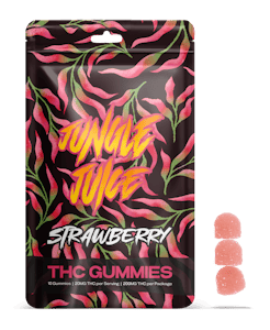 Jungle Juice - Jungle Juice - Strawberry Gummies - 200mg