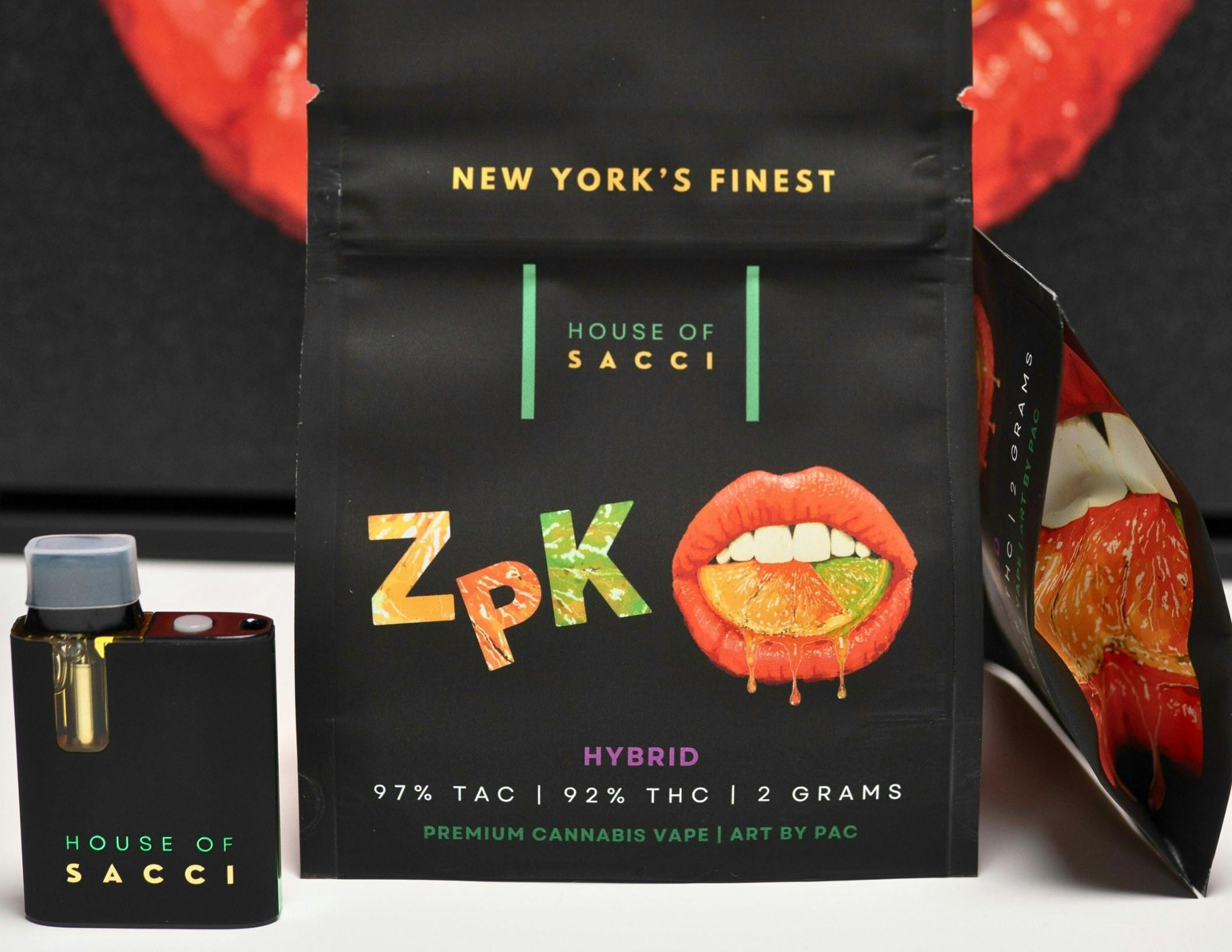 ZPK 2G PREMIUM HYBRID CANNABIS VAPE - House of Sacci
