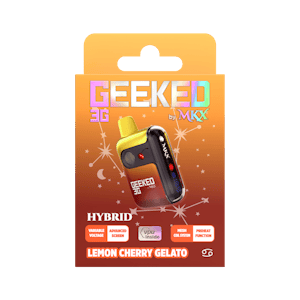 MKX Oil Co - GEEKED 3G Disposable by MKX | Lemon Cherry Gelato