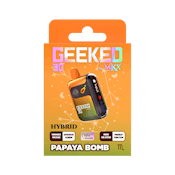 MKX | Papaya Bomb | Geeked | Disposable Vape | 3g