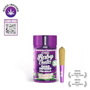 Jeeter Baby Infused 5pk Prerolls 2.5g Grapefruit Romulan