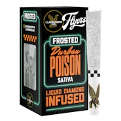 Durban Posion (2.5g) - Diamond Frosted Flyers Pre-Rolls