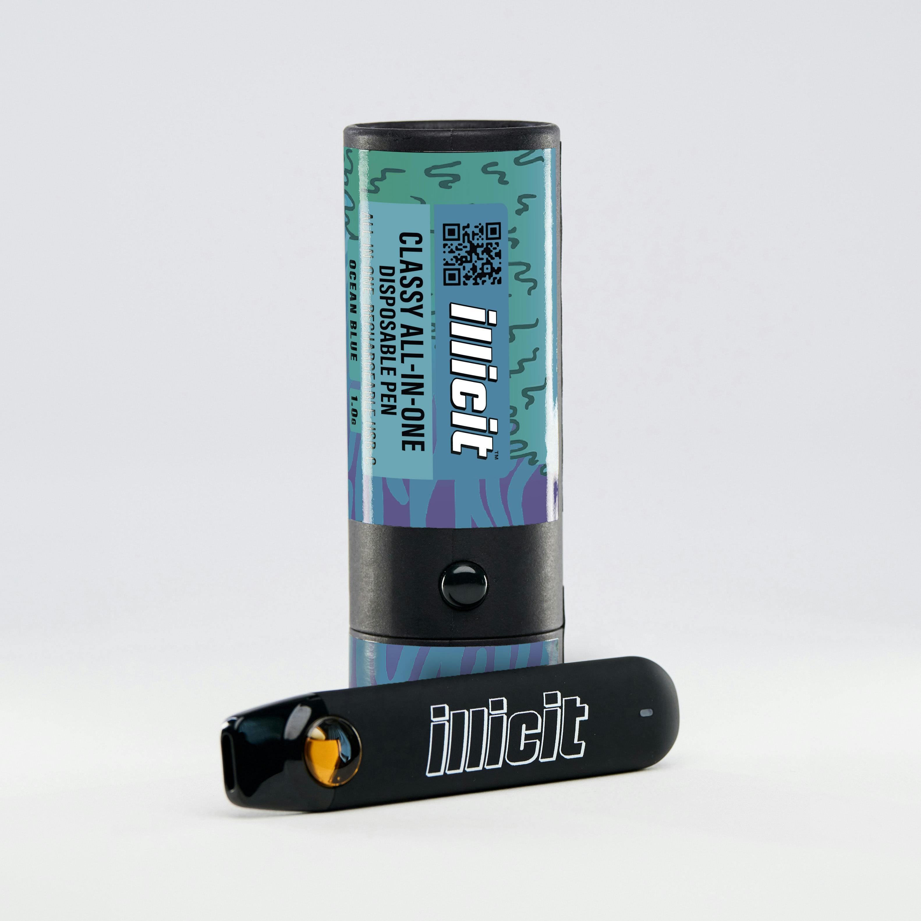 Ocean Blue 1g Classy Cart Disposable - ILLICIT