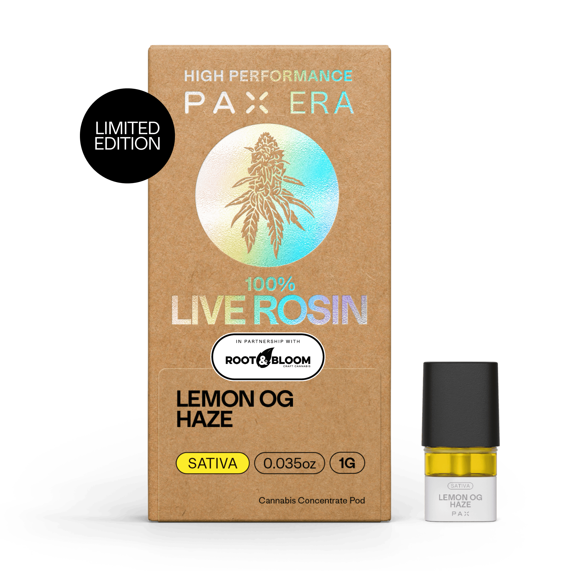 100% Live Rosin | Lemon OG Haze 1g - PAX