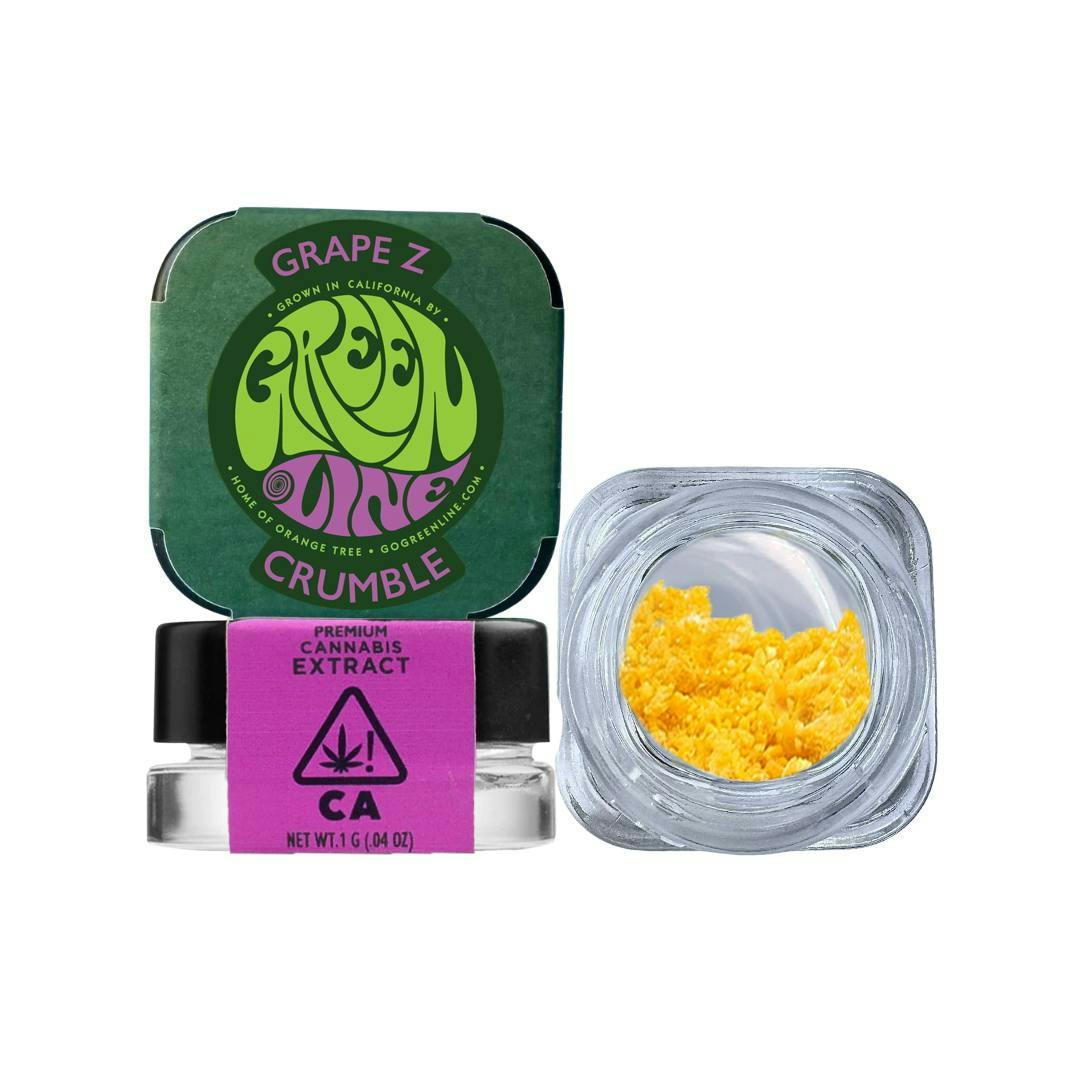 Grape Z - Crumble - Extract - Indica - 1g - Greenline