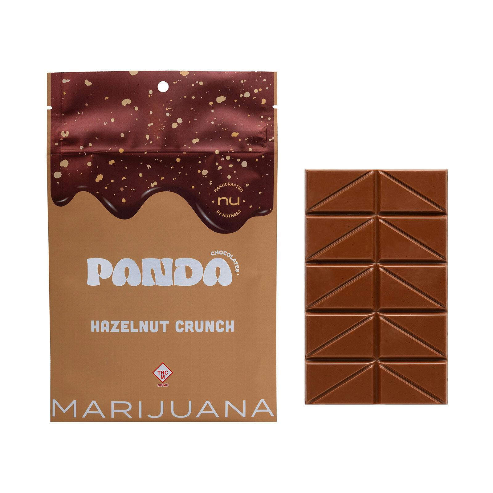 Panda Chocolates Hazelnut Crunch 300mg - Nuthera