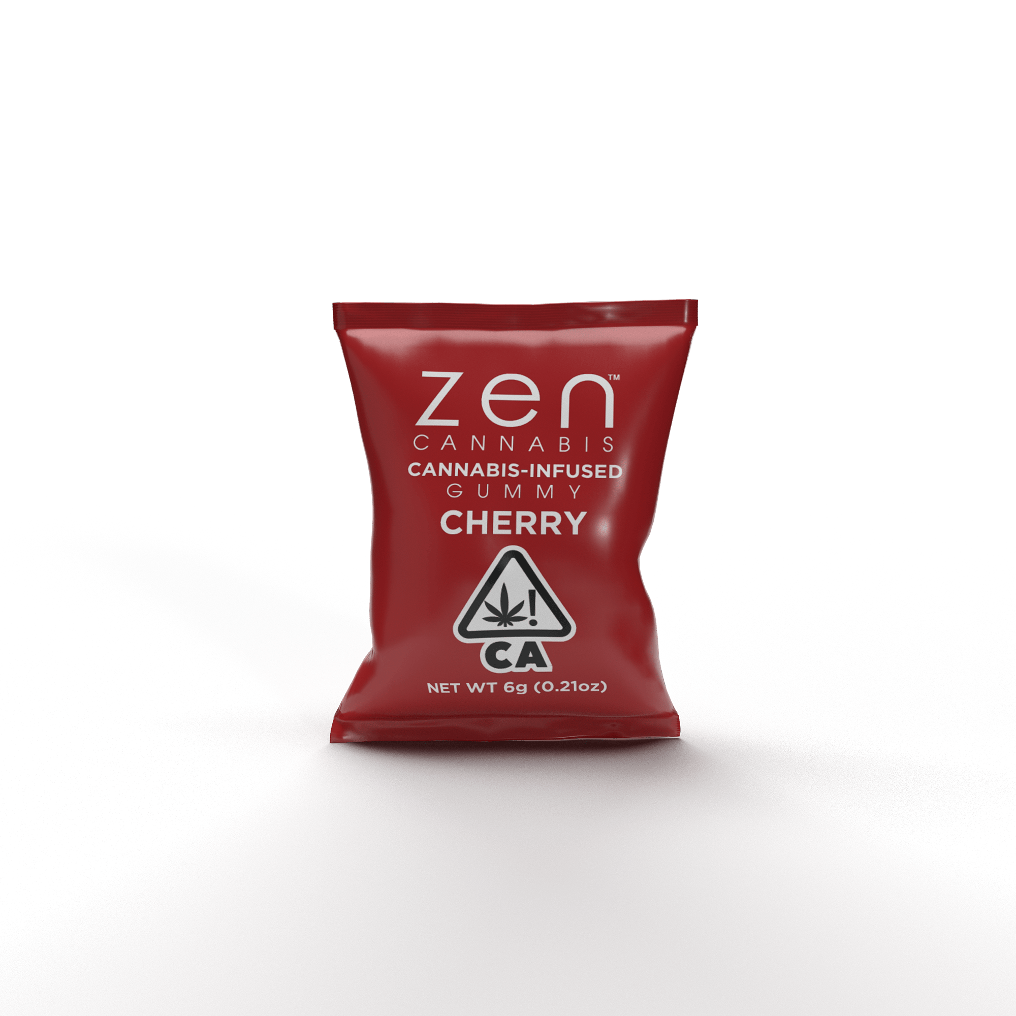 Cherry 1:1 THC:CBD 10-Pack Gummies - Zen Cannabis