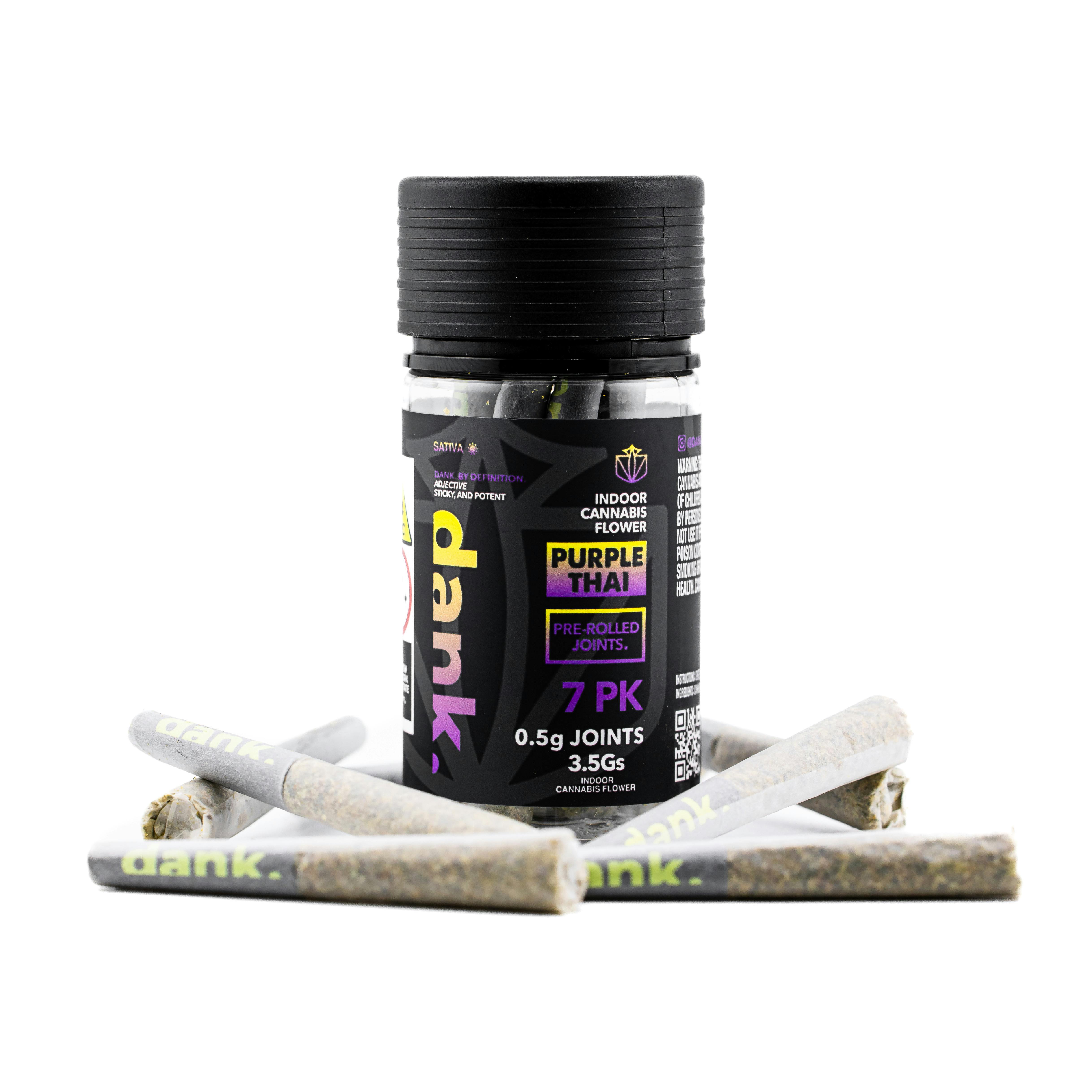 PURPLE THAI (7 PACK PRE-ROLL) - Dank By Definition
