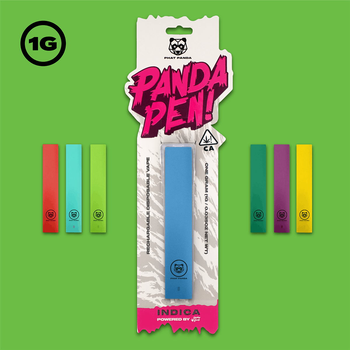 Panda☆ Panda Pen - Green Crack All-In-One - CA - Phat Panda