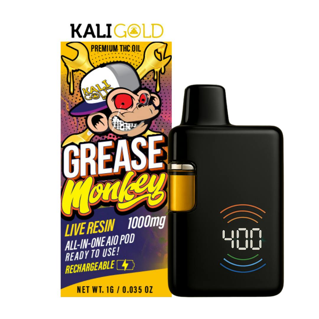 Grease Monkey Live Resin AIO - Kaligold extracts